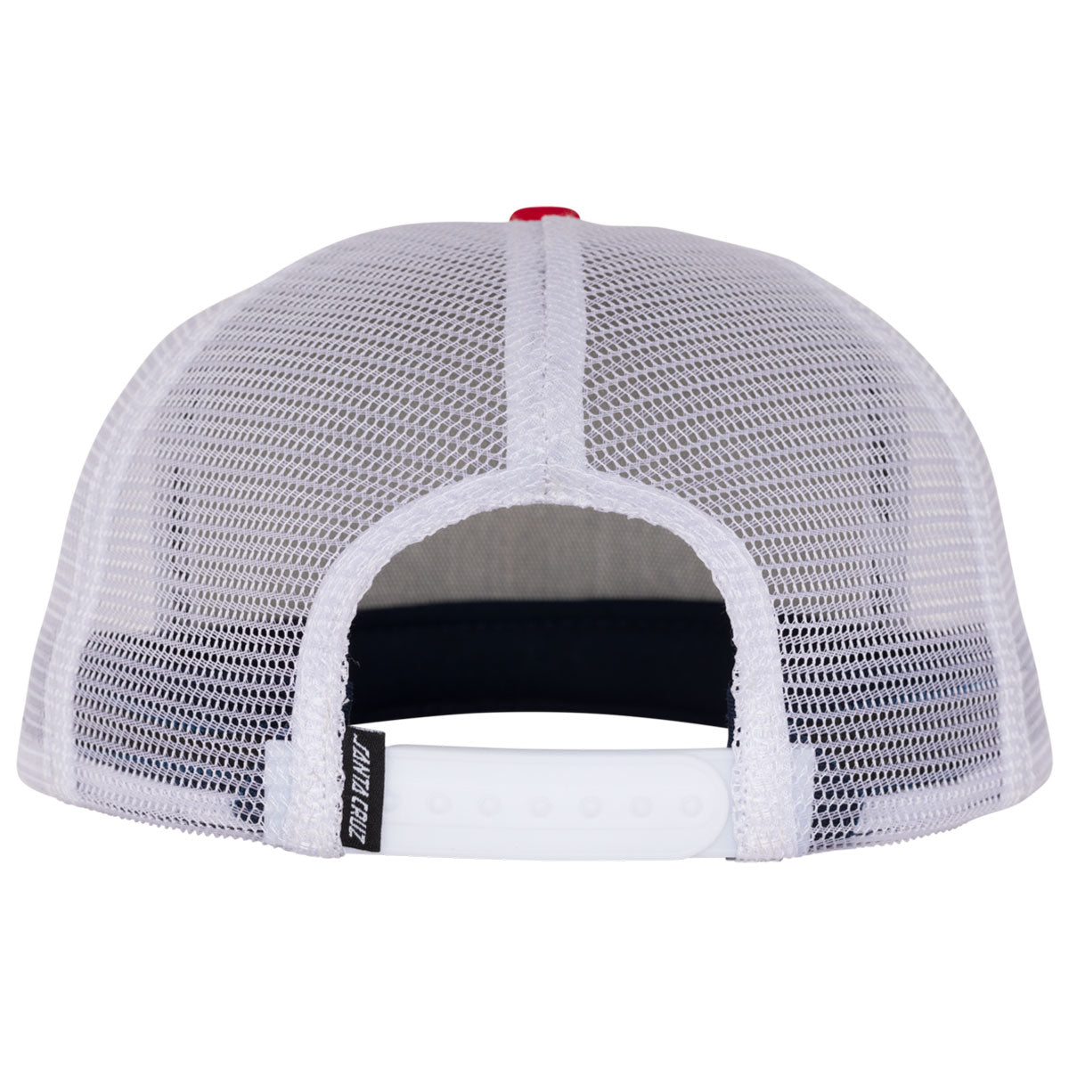 Santa Cruz Screaming Hand Front Mesh Trucker Hat White