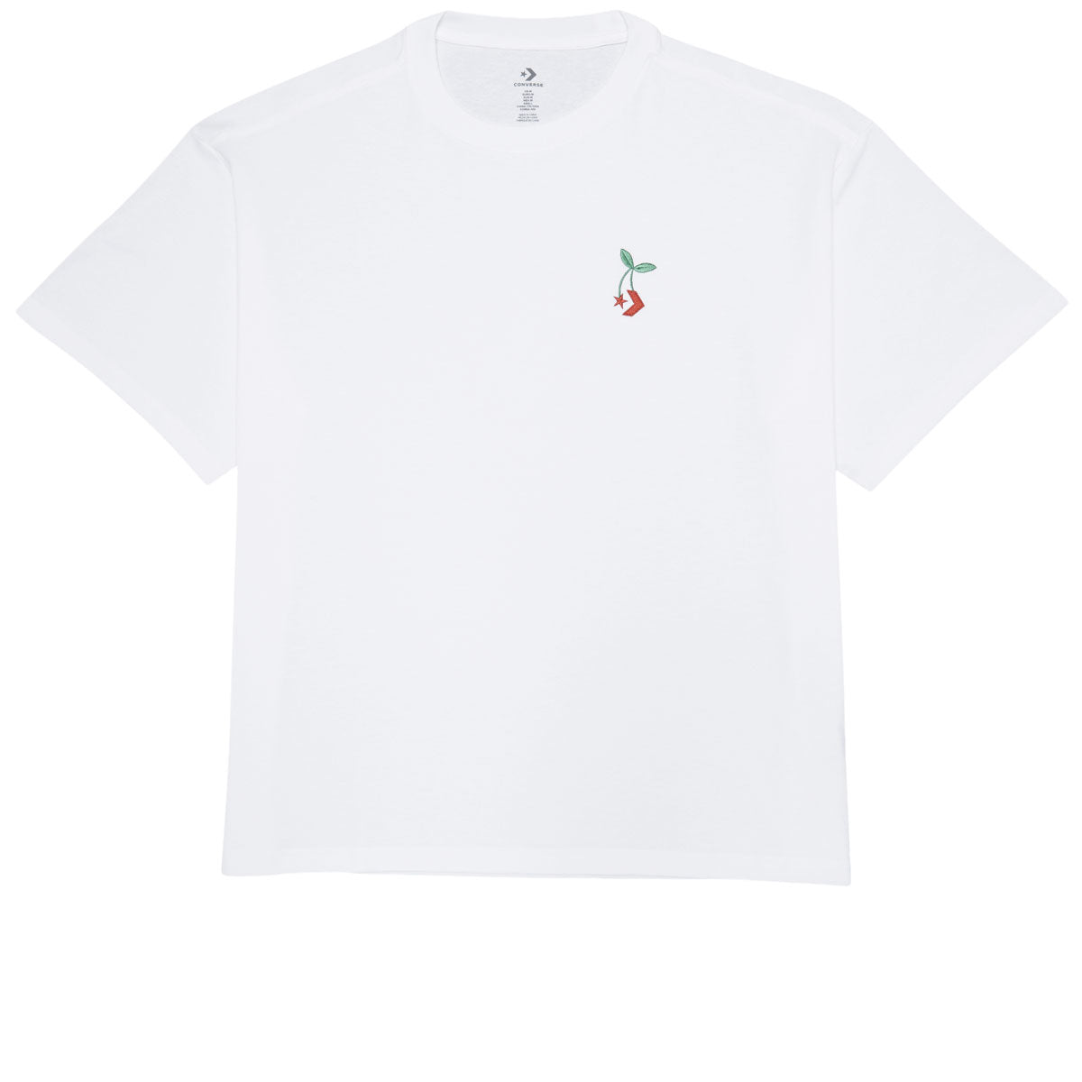 Star T-Shirt White – Shop Daddies Converse Cherry Board Chevron Loose - Fit