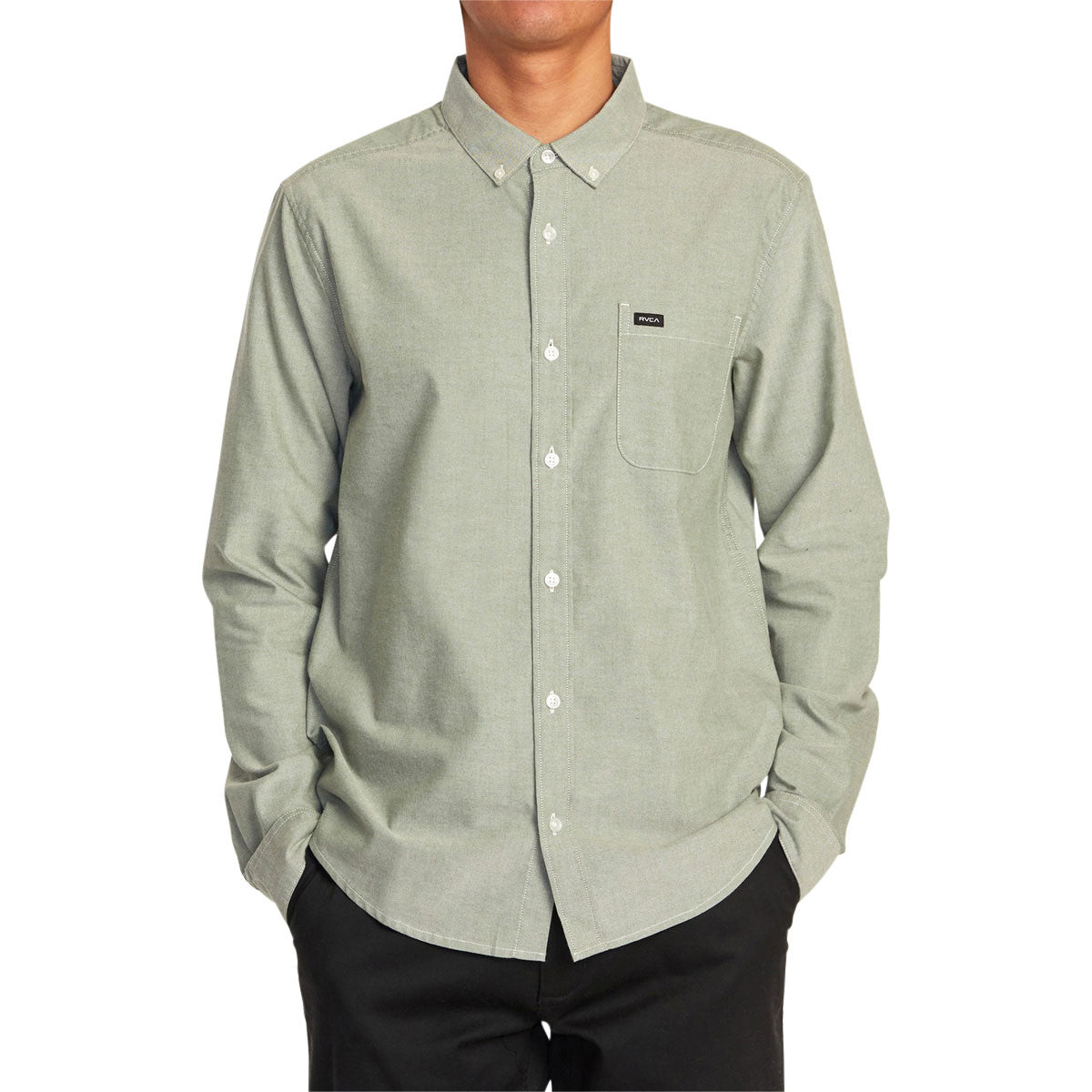 Rvca sales green shirt