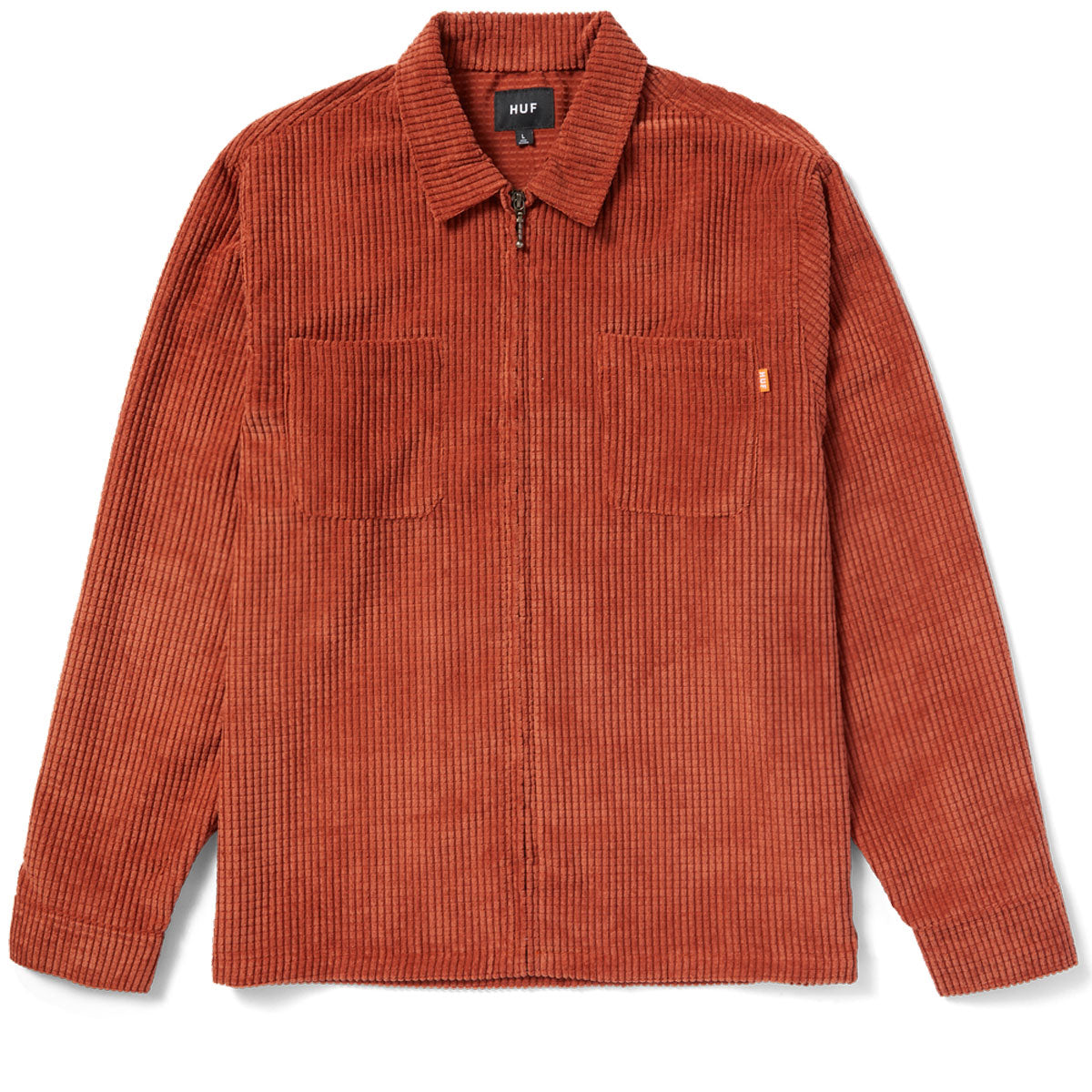 HUF Cornelius Zip Shirt - Rust