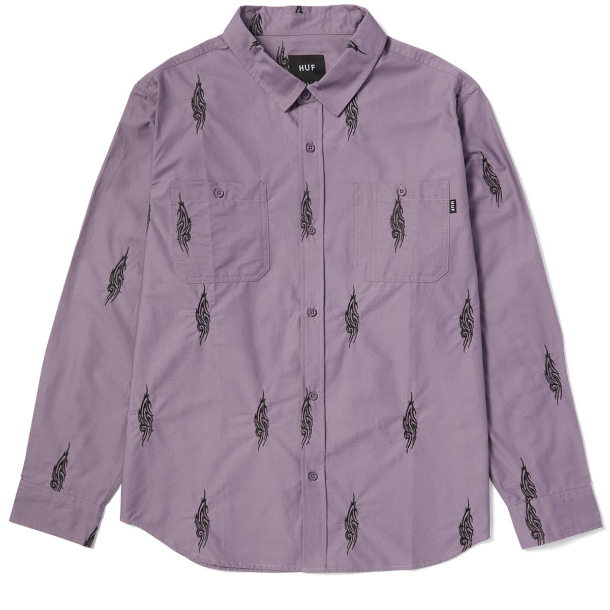 Purple sales work shirt