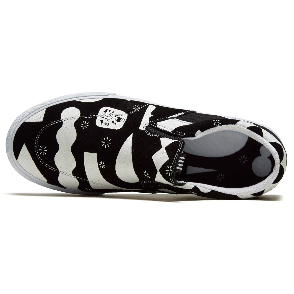 Lakai Owen Vlk Shoes - Black/White Suede – Daddies Board Shop