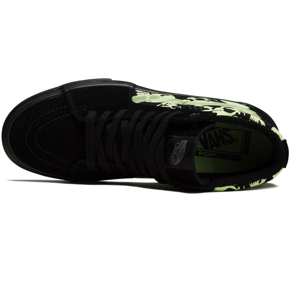 Green and black on sale vans