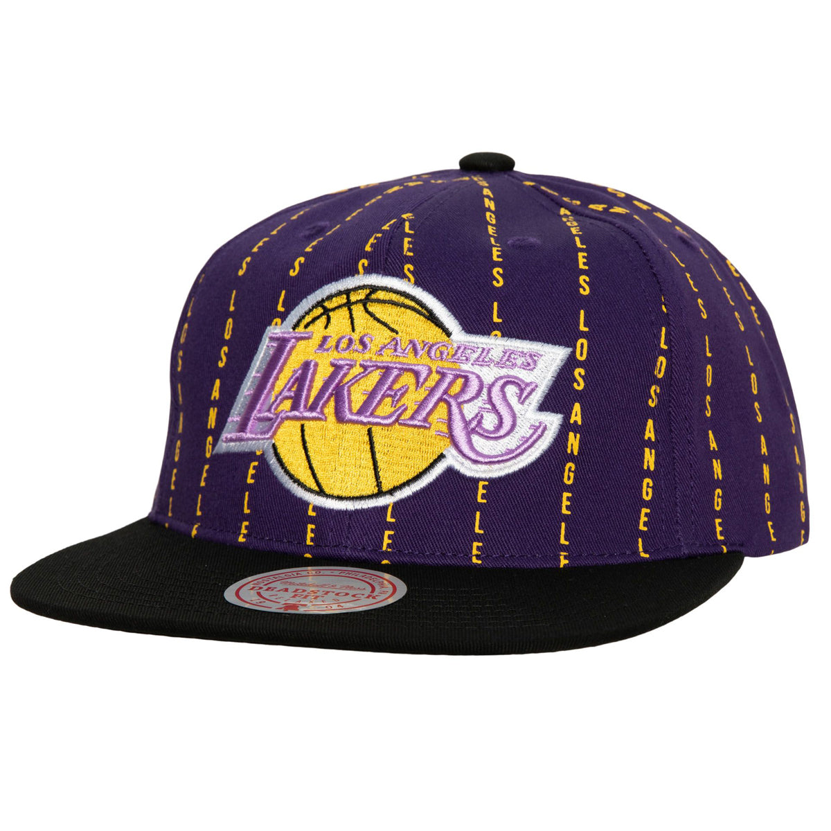 Mitchell & Ness x NBA City Pinstripe Deadstock Lakers Hat - Purple