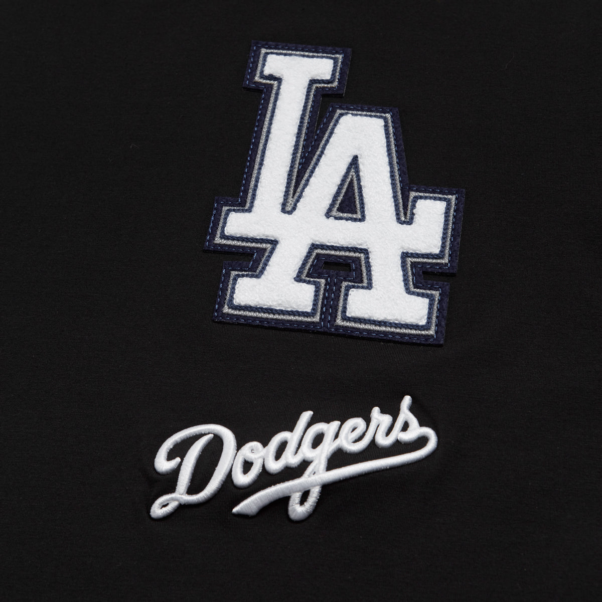 New Era cotton T-shirt Dodgers Metallic Print black color