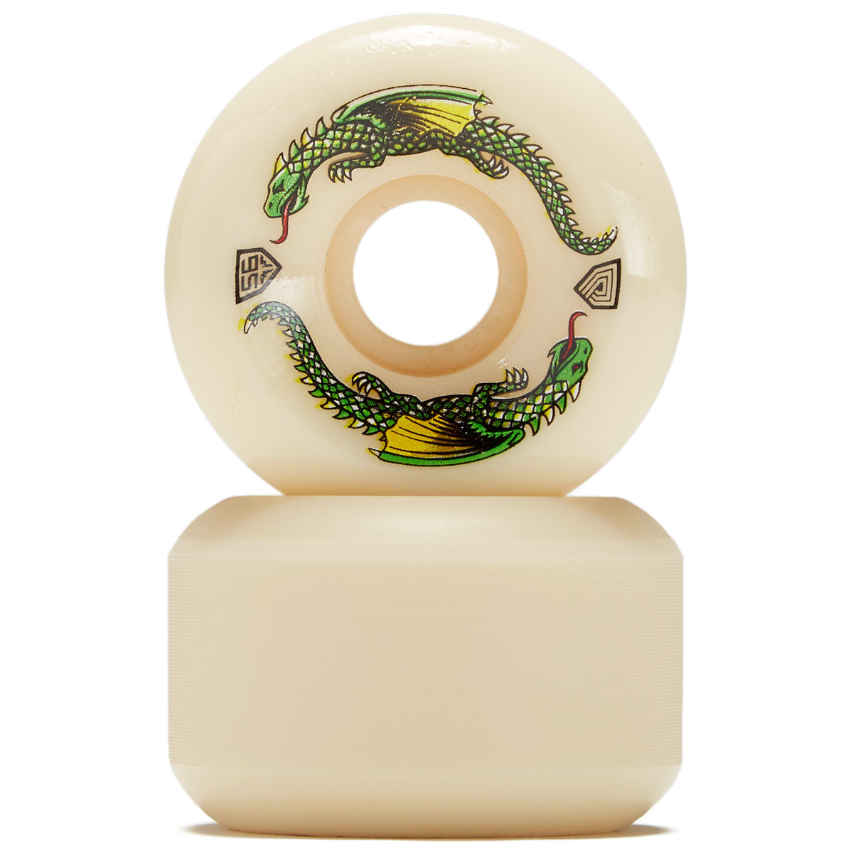 Powell-Peralta Dragon Formula 93A Skateboard Wheels - Off White - 56mm, –  Daddies Board Shop