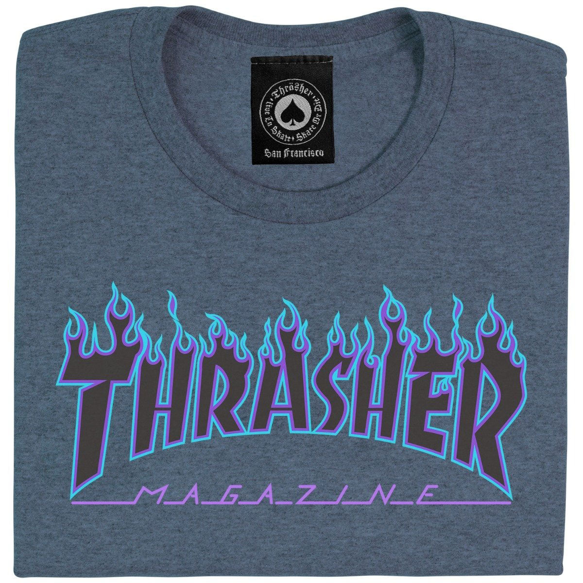 Teal thrasher clearance shirt