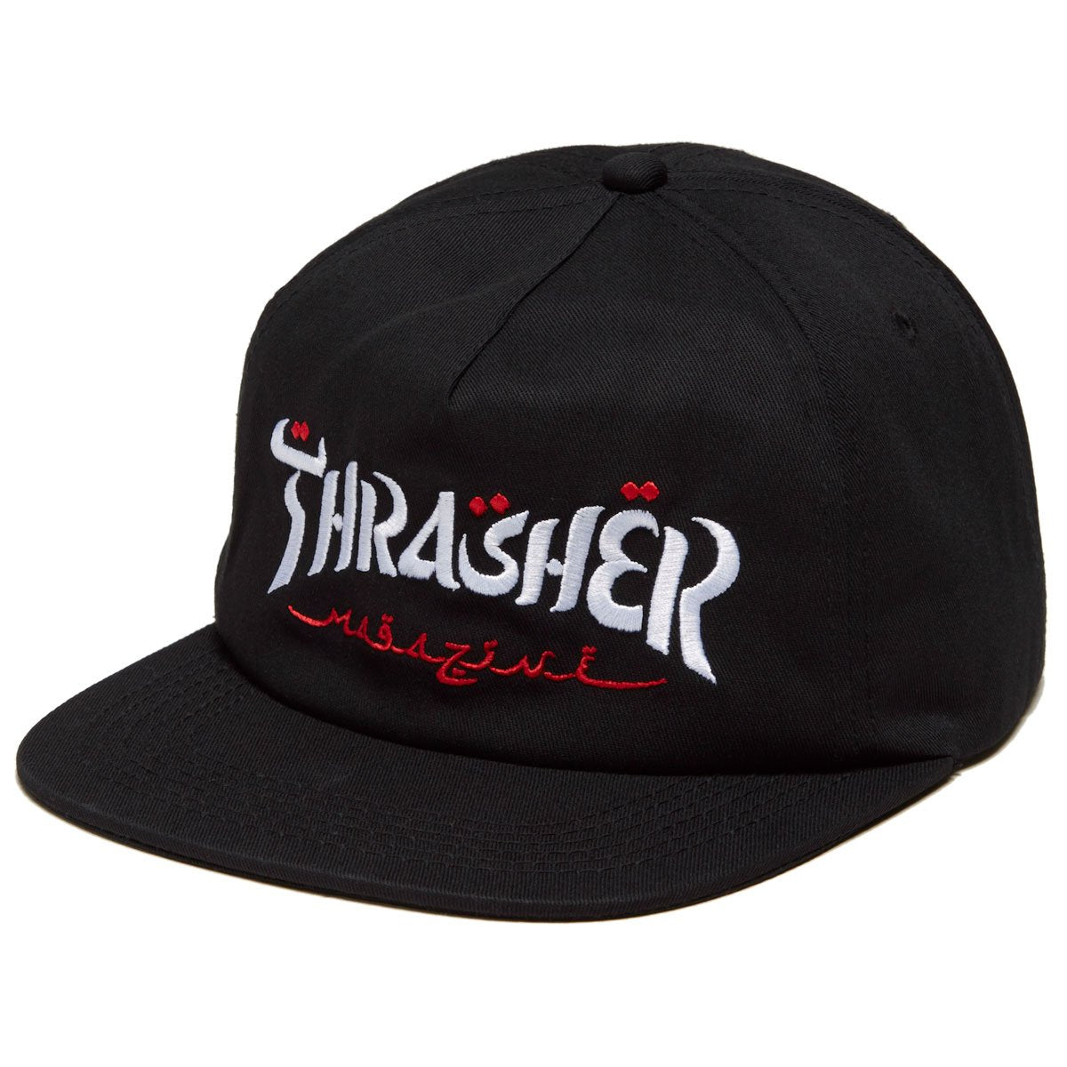 Thrasher Calligraphy Snapback Hat - Black – Daddies Board Shop