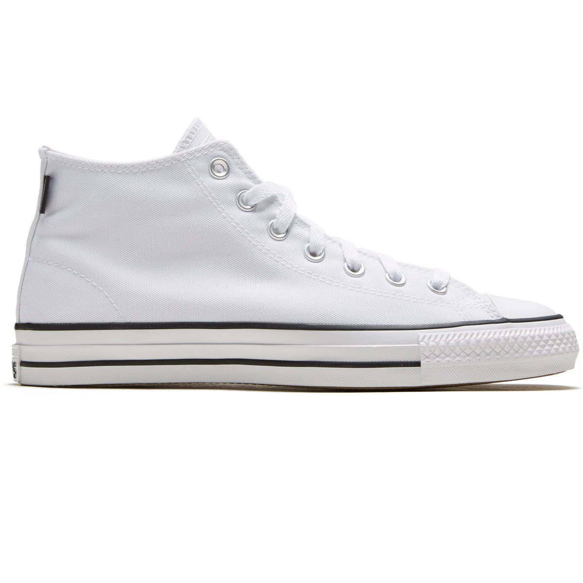 Converse Chuck Taylor All Star Pro Mid Shoes - White/White/Black