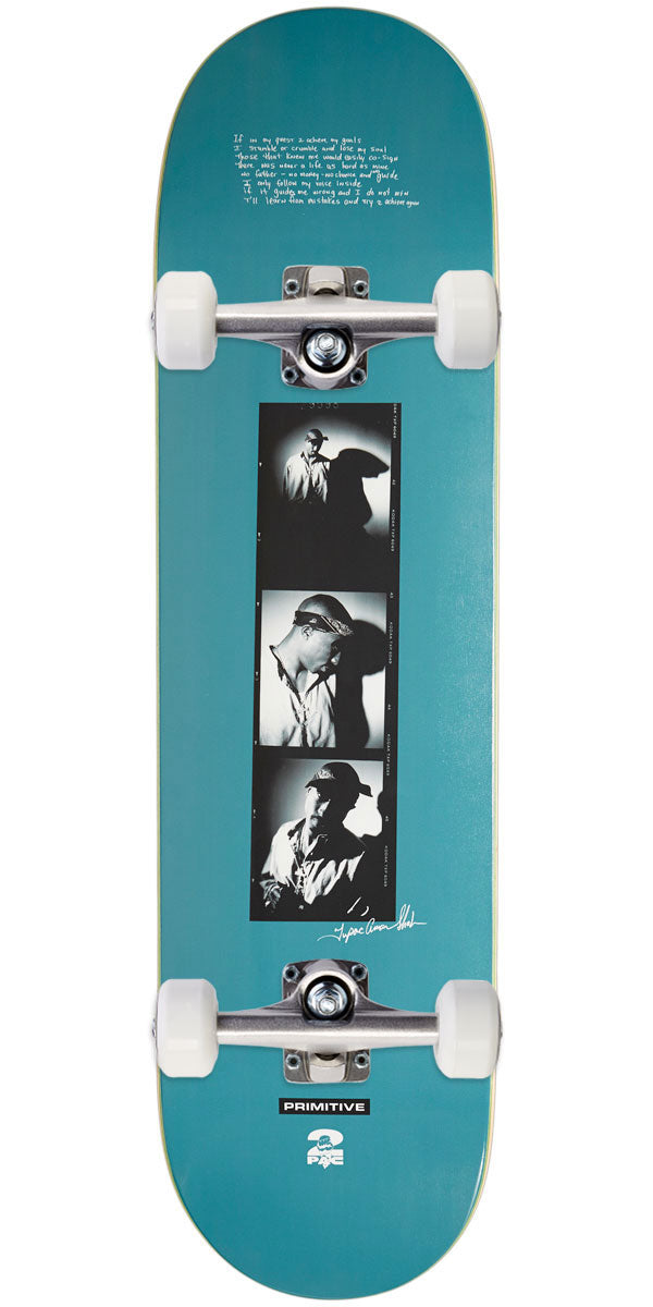 trådløs Lull fragment Primitive x Tupac Shadows Skateboard Complete - Teal - 8.125" – Daddies  Board Shop