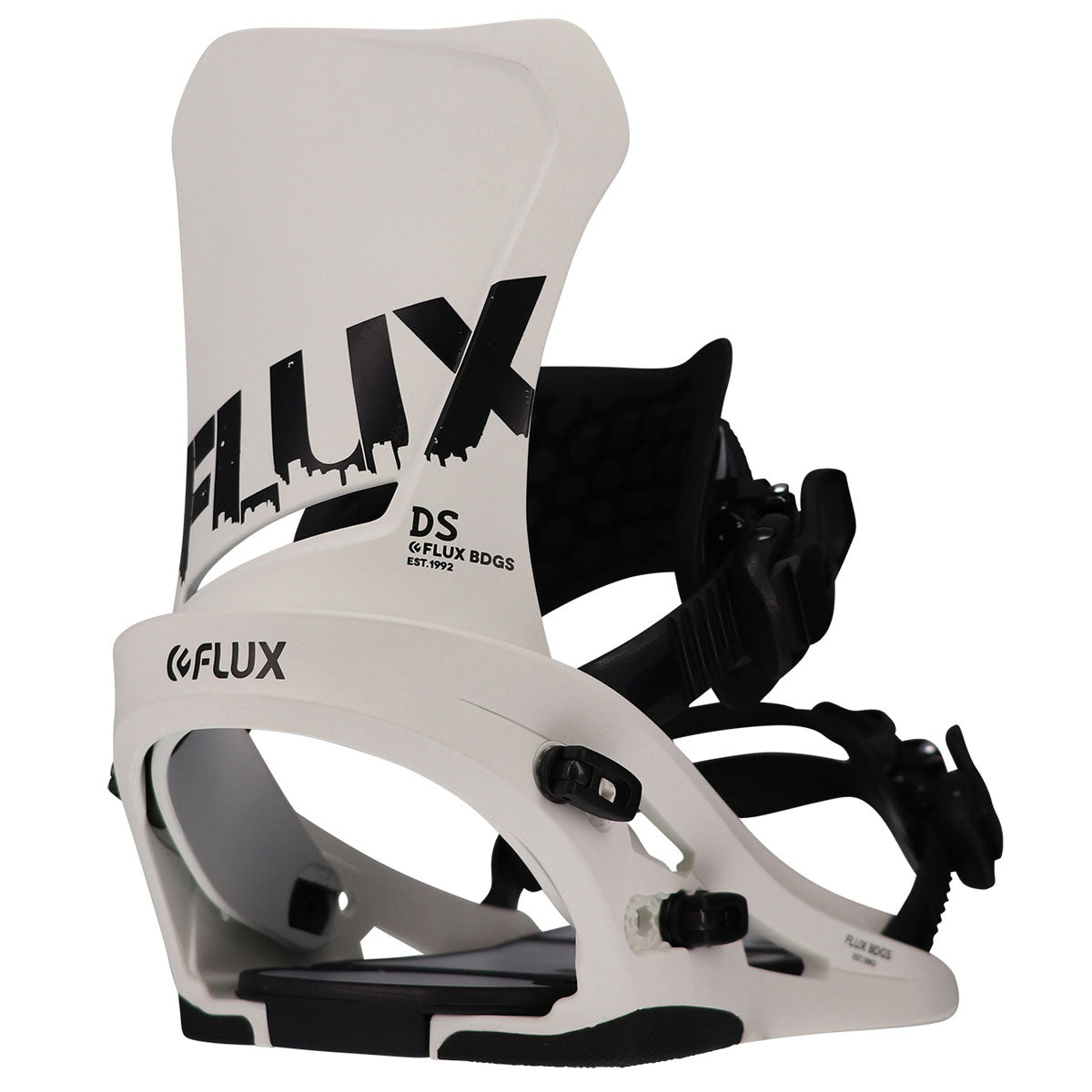 Flux DS 2023 Snowboard Bindings - White – Daddies Board Shop