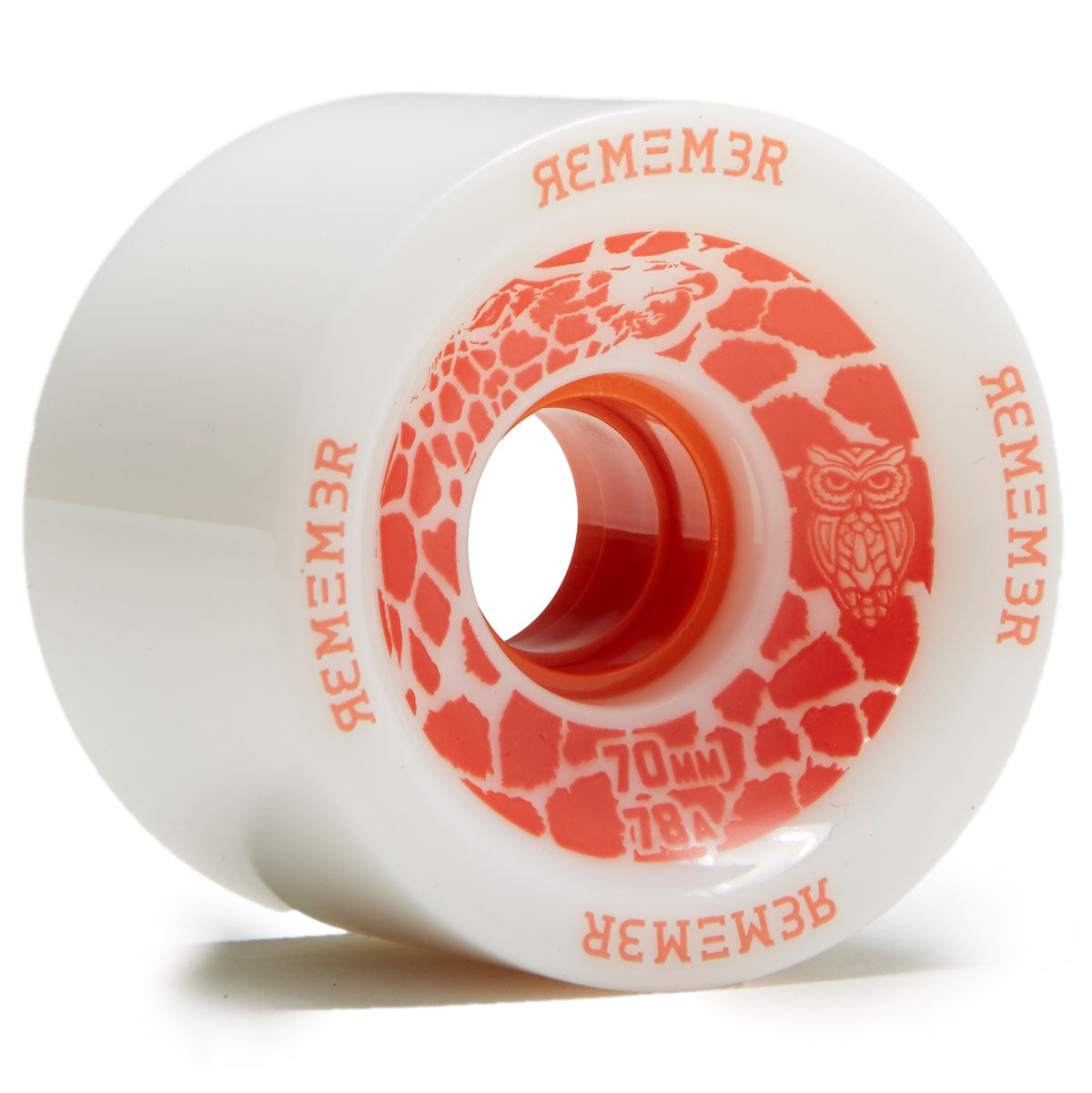 Remember Savannah Slammas 78a Longboard Wheels - White - 70mm