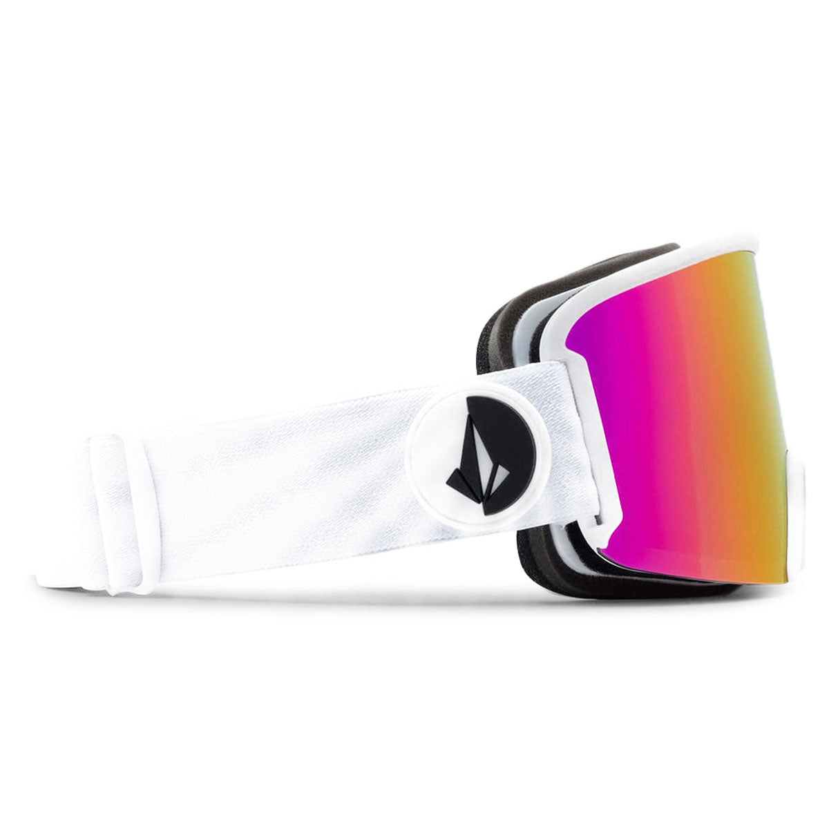 Volcom Garden Snowboard Goggles - Matte White/Pink Chrome, – Daddies Board  Shop