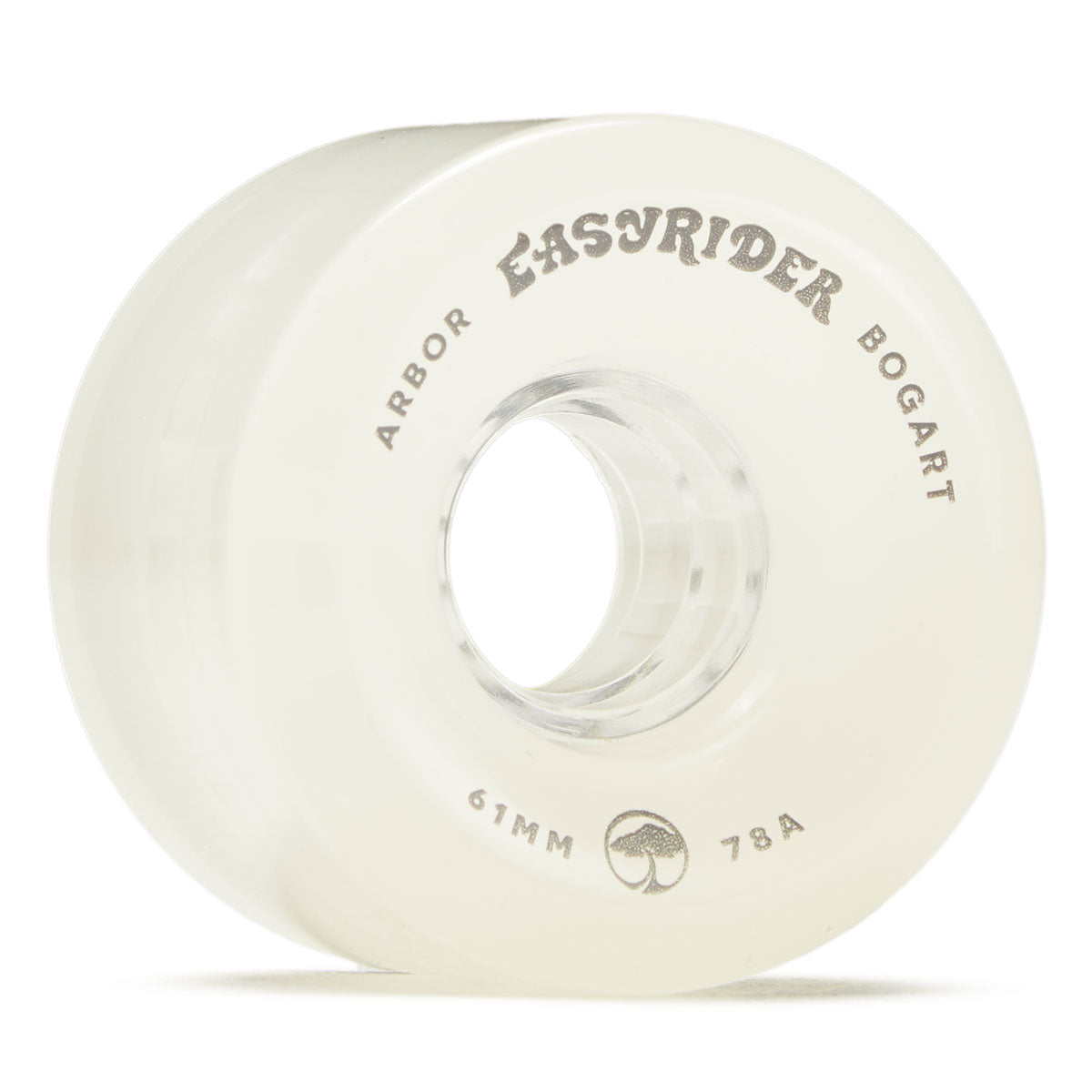 Arbor Bogart V2 78a Longboard Wheels - Ghost White - 61mm