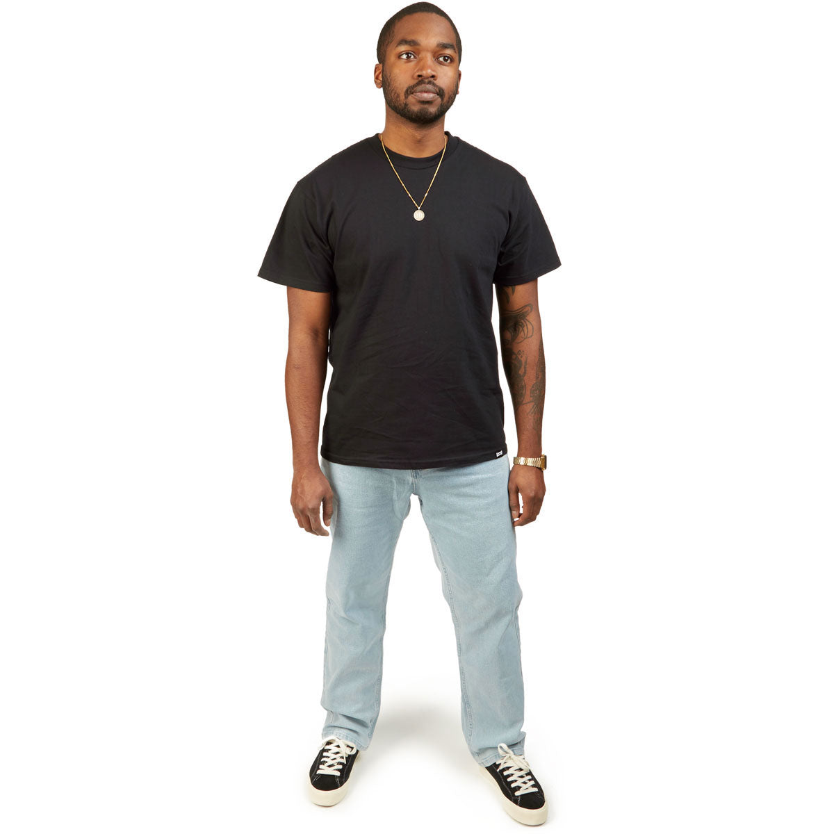 CCS Baggy Taper Denim Jeans - Light Wash