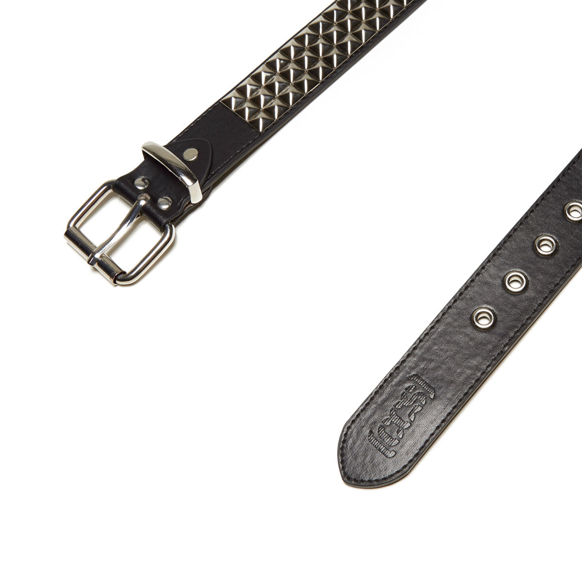 Two Row Pyramid Belt - Real Leather - Made in the USA