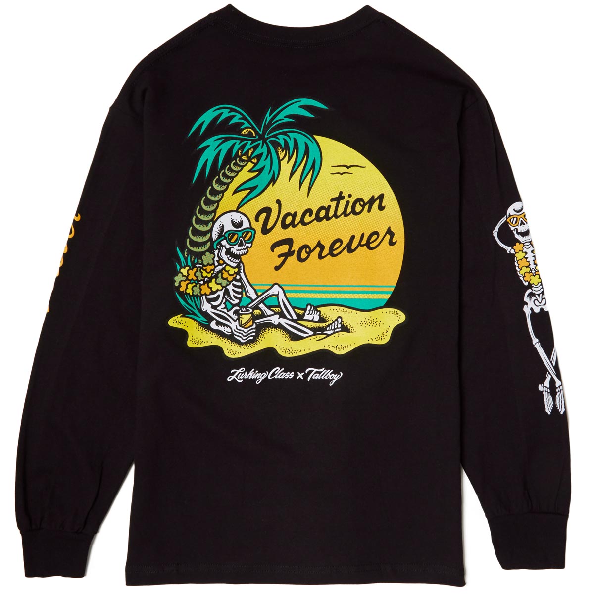 Lurking Class Vacation Forever Long Sleeve T-Shirt - Black