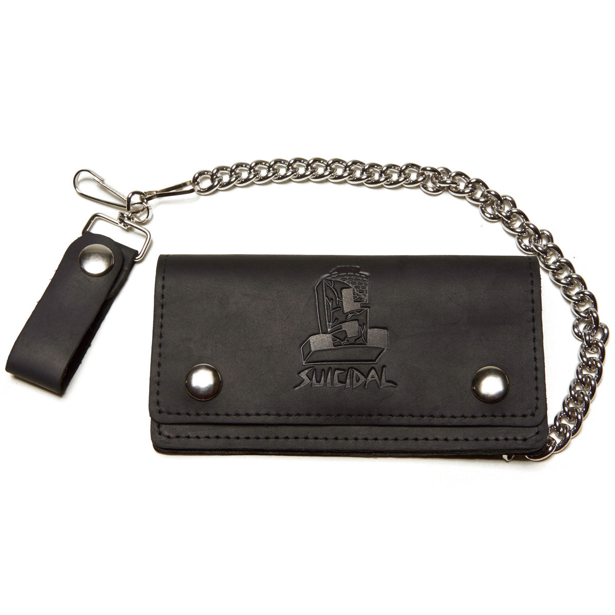 Dogtown Vintage Cross Large Leather Chain Wallet