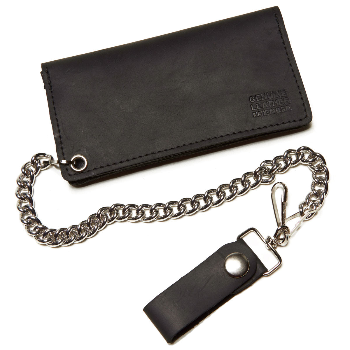 Men's Genuine Leather Chain Wallet