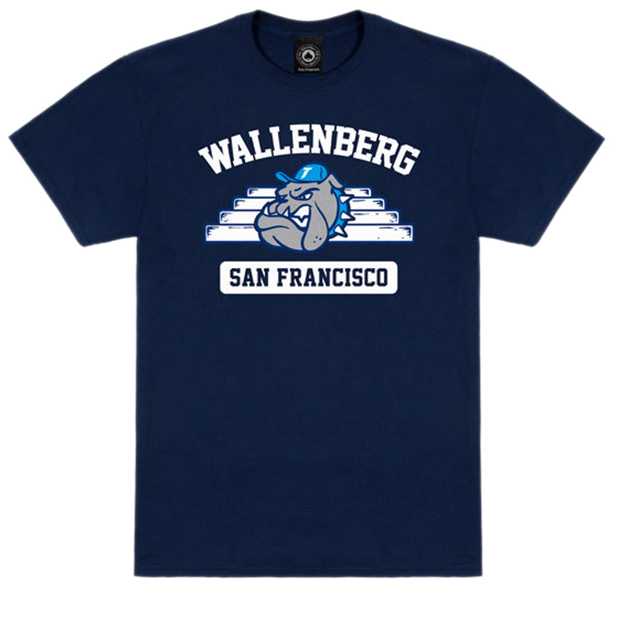 Thrasher Wallenberg T-Shirt - Navy image 1