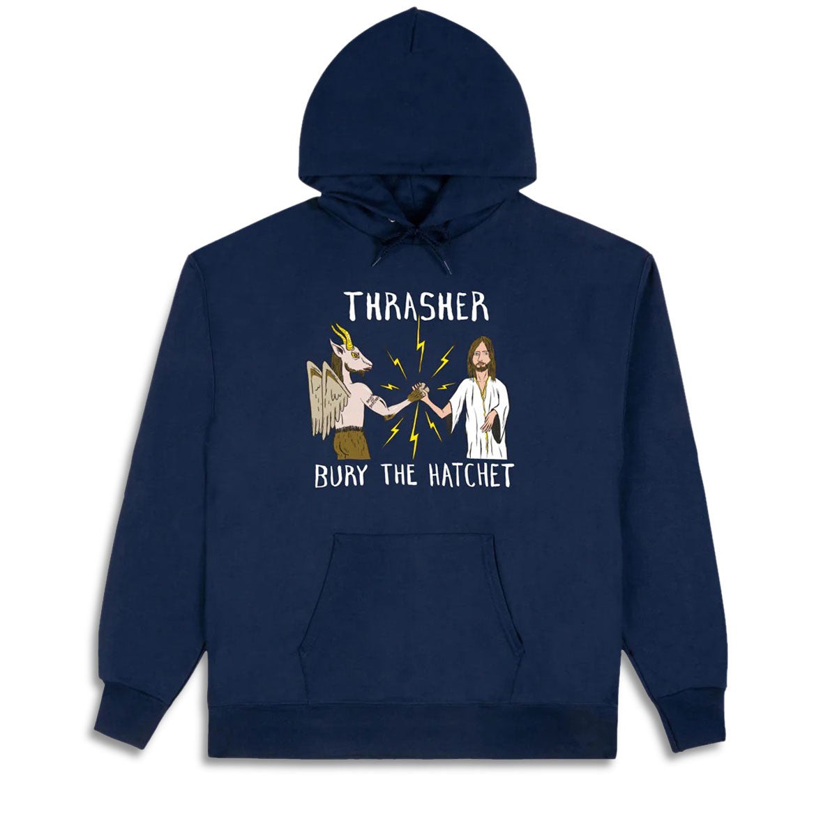 Thrasher x Toy Machine BTH Hoodie - Navy image 1