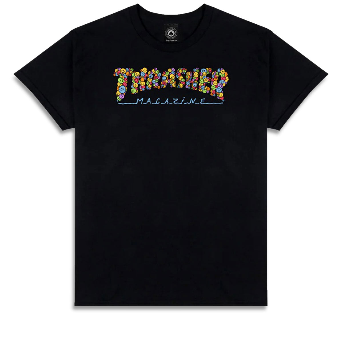 Thrasher Smile By Spanky T-Shirt - Black image 1