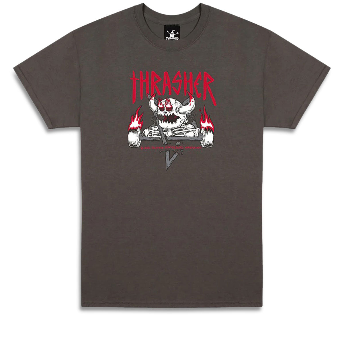 Thrasher x Toy Machine Monster-Gram T-Shirt - Charcoal image 1