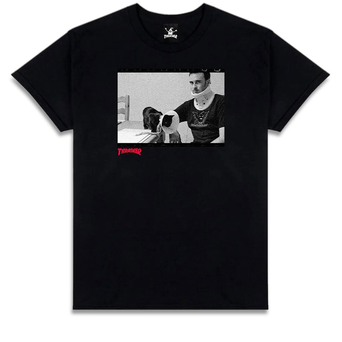 Thrasher x Toy Machine Templeton By Burnett T-Shirt - Black image 1