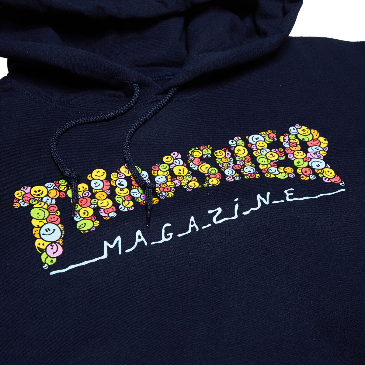 Thrasher Smile By Spanky Hoodie - Navy image 2