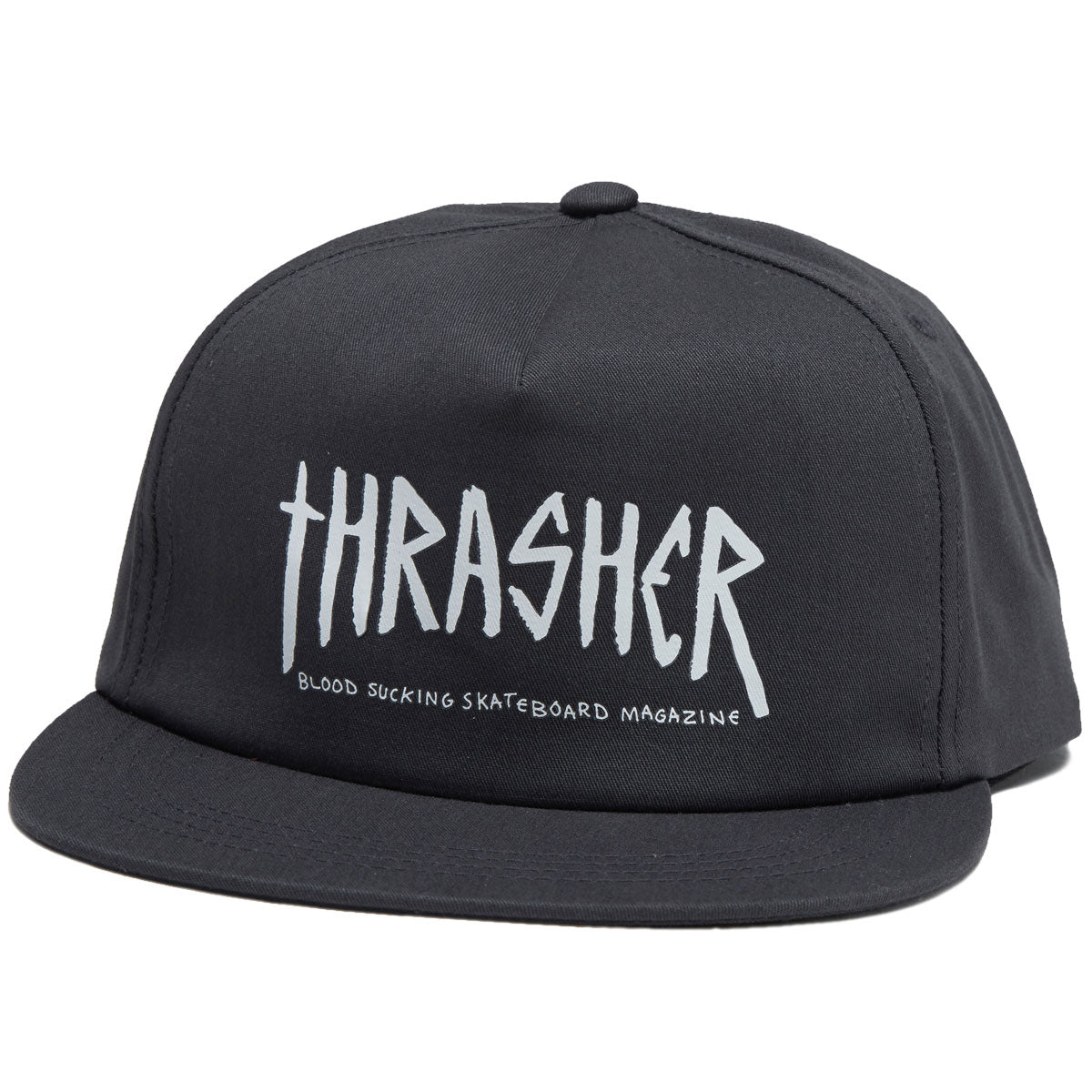 Thrasher x Toy Machine Scratch Snapback Hat - Charcoal image 1