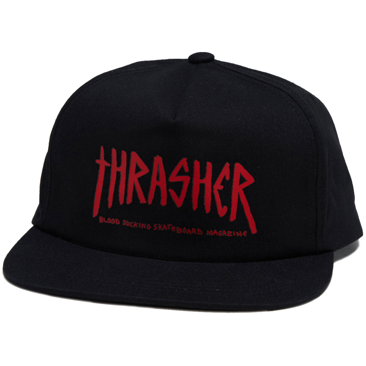 Thrasher x Toy Machine Scratch Snapback Hat - Black image 1