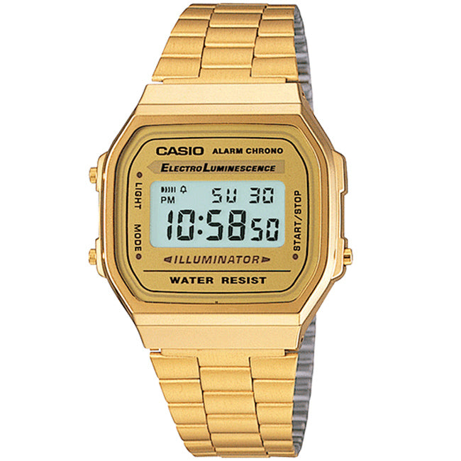 G-Shock A168 Watch - Gold image 1