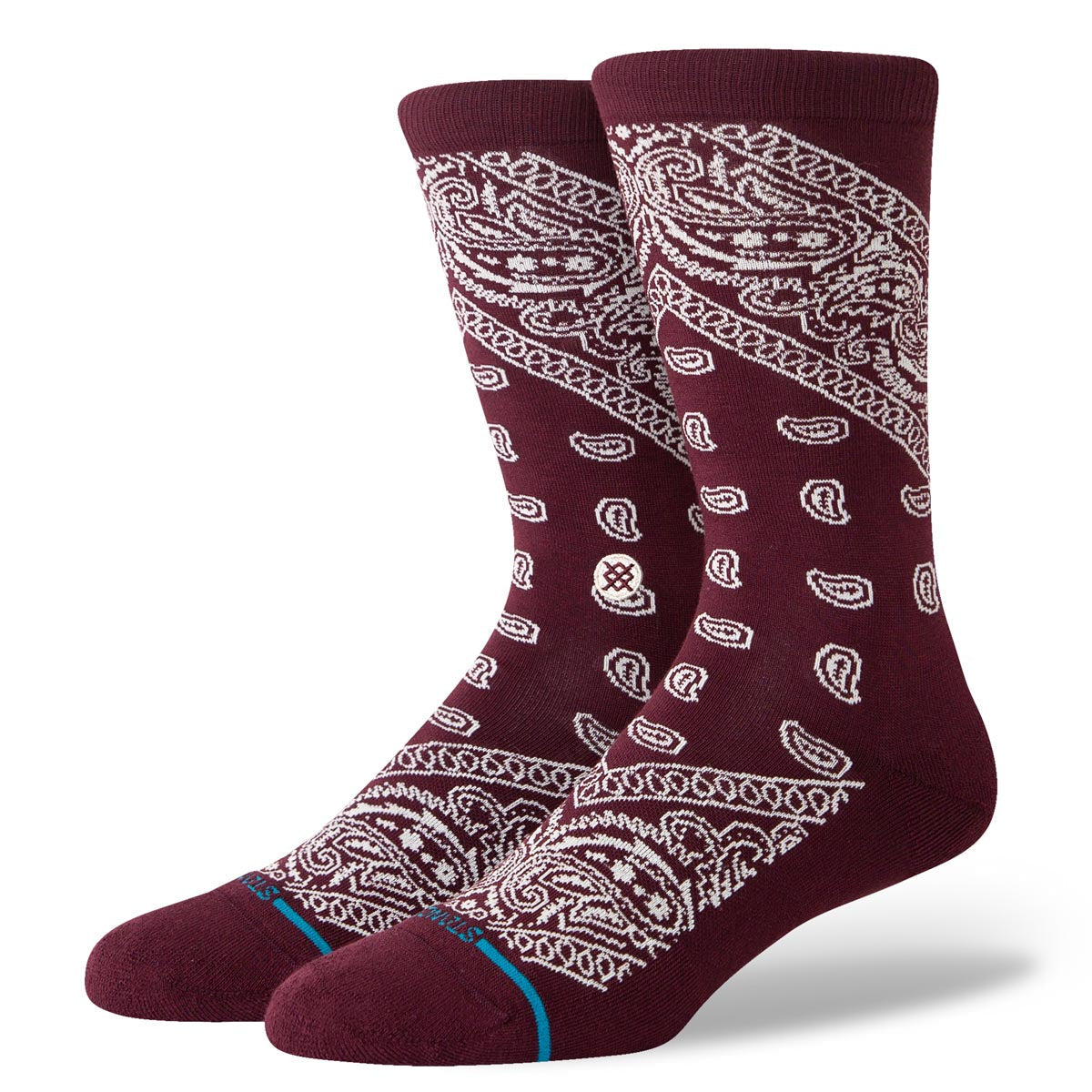 Stance Barrio Crew Socks - Wine image 1