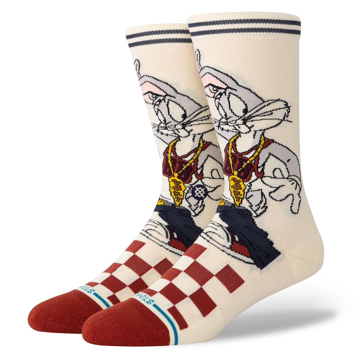 Stance Bugs Crew Socks - Vintage White image 1