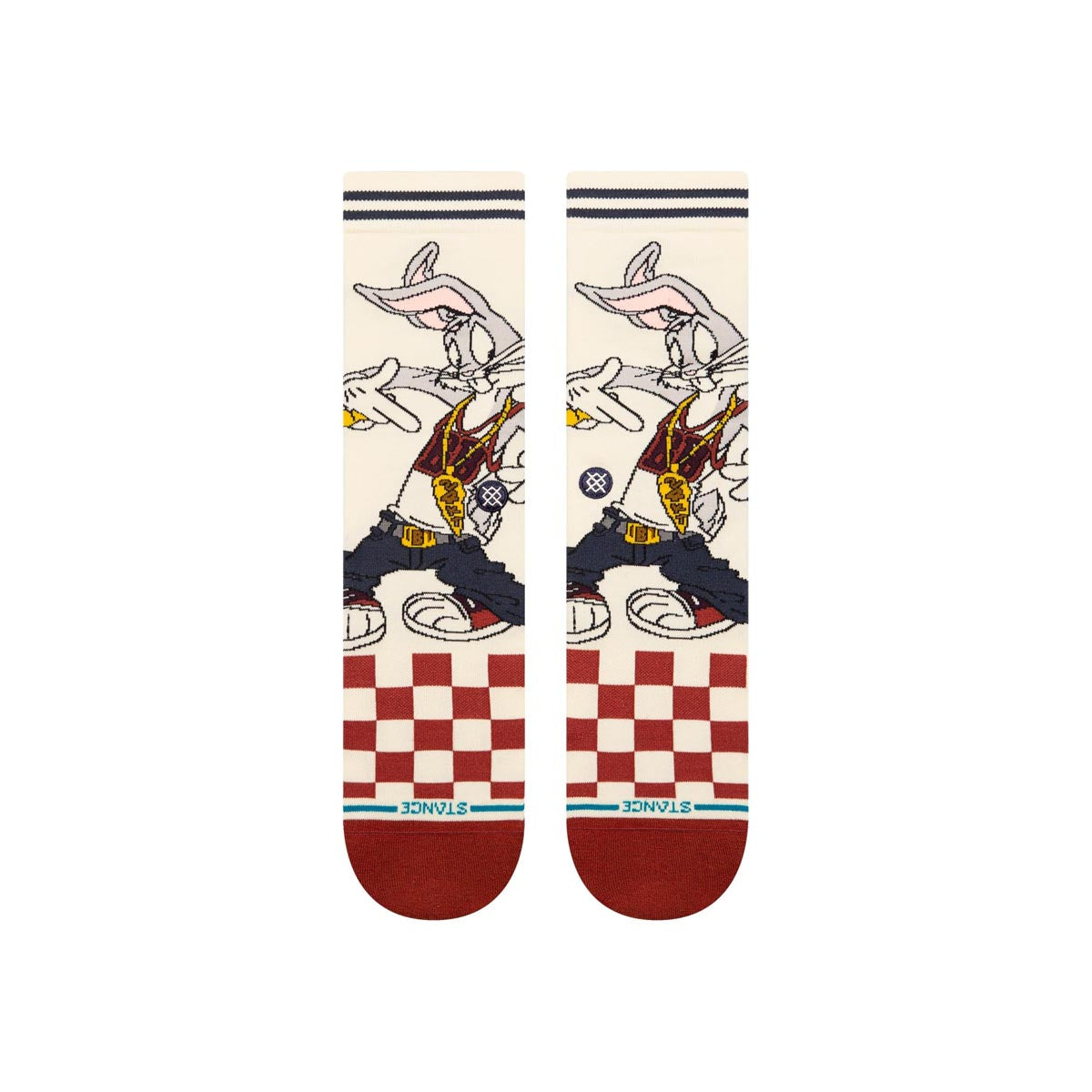 Stance Bugs Crew Socks - Vintage White image 2