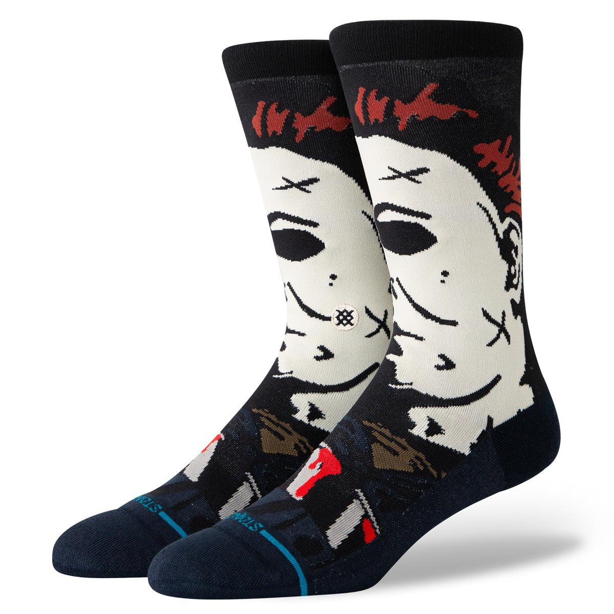 Stance Michael Myers Crew Socks - Navy image 1