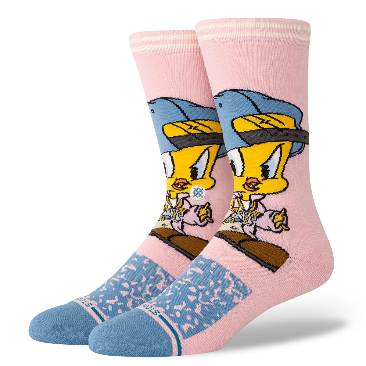 Stance Tweety Crew Socks - Pink image 1