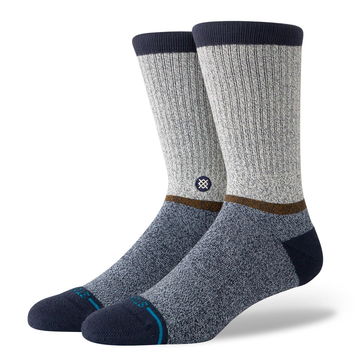 Stance Uptown Crew Socks - Navy image 1