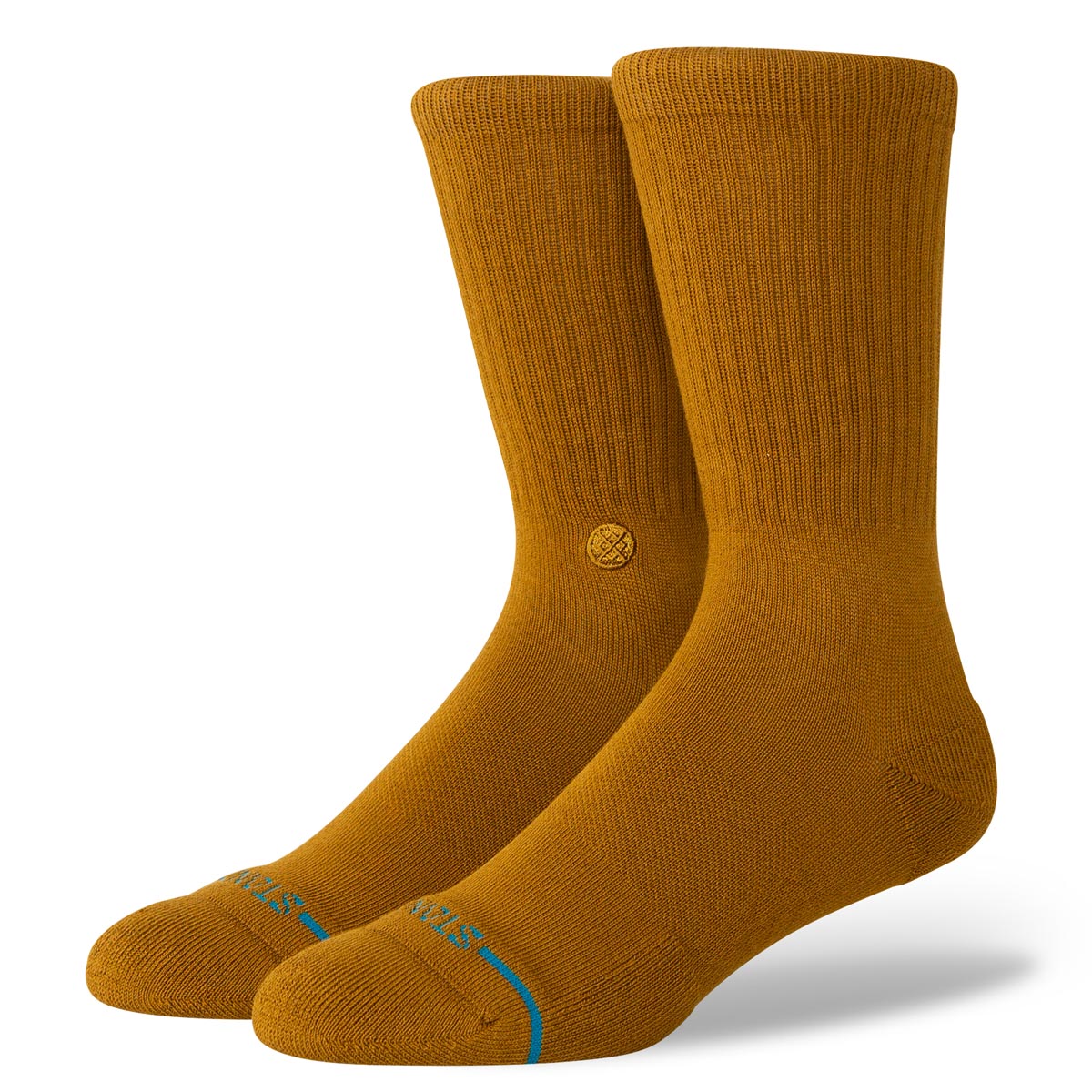 Stance Icon Socks - Gold Canvas image 1