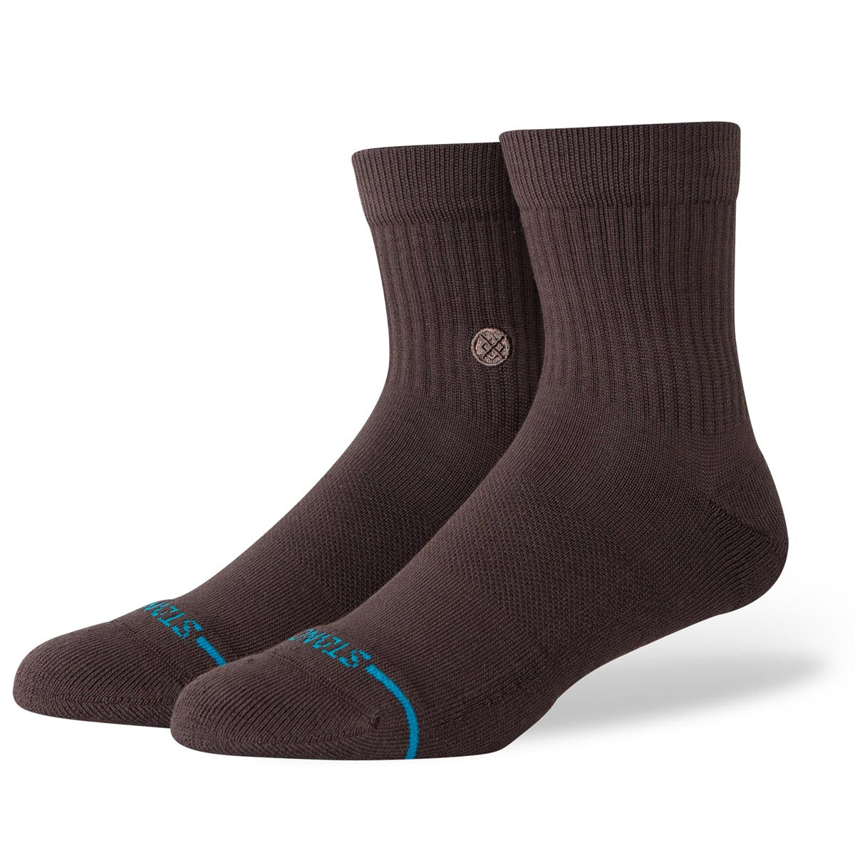 Stance Icon Quarter Socks - Dark Brown image 1