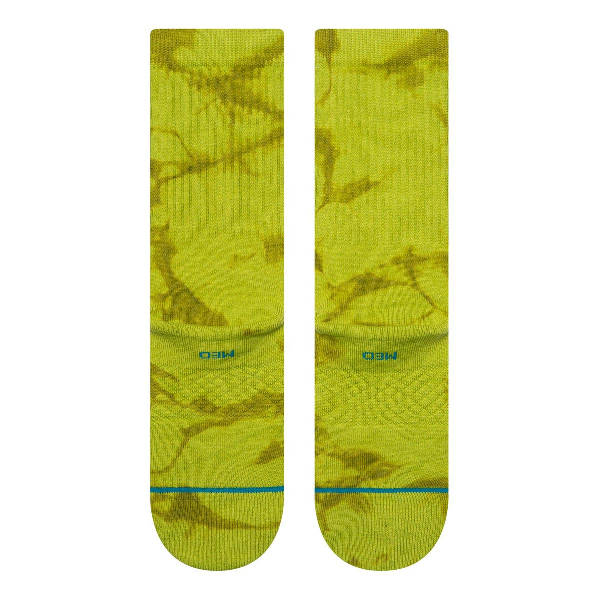 Stance Icon Dye Crew Socks - Green image 3