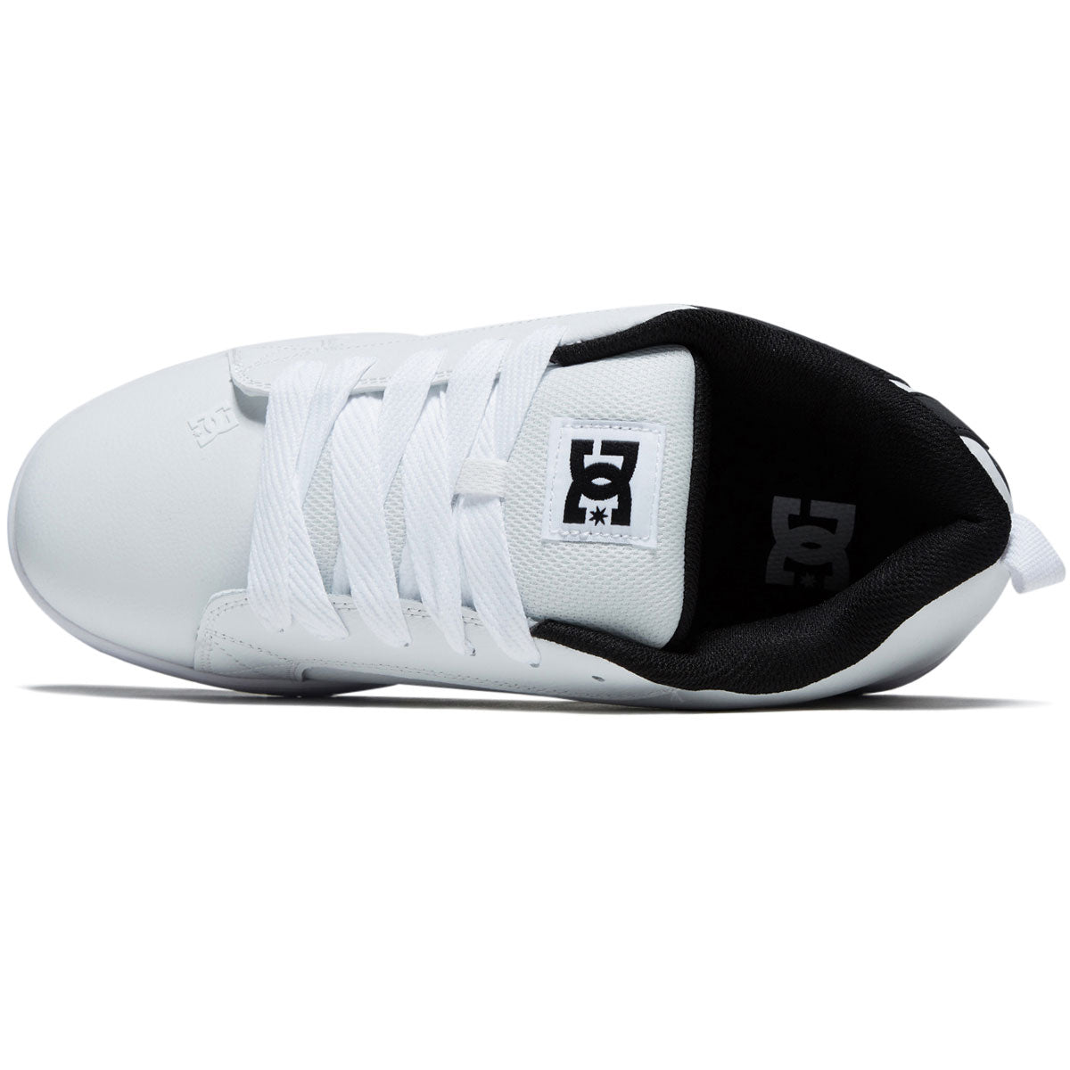 DC Court Graffik Shoes - White/Black/Black image 3