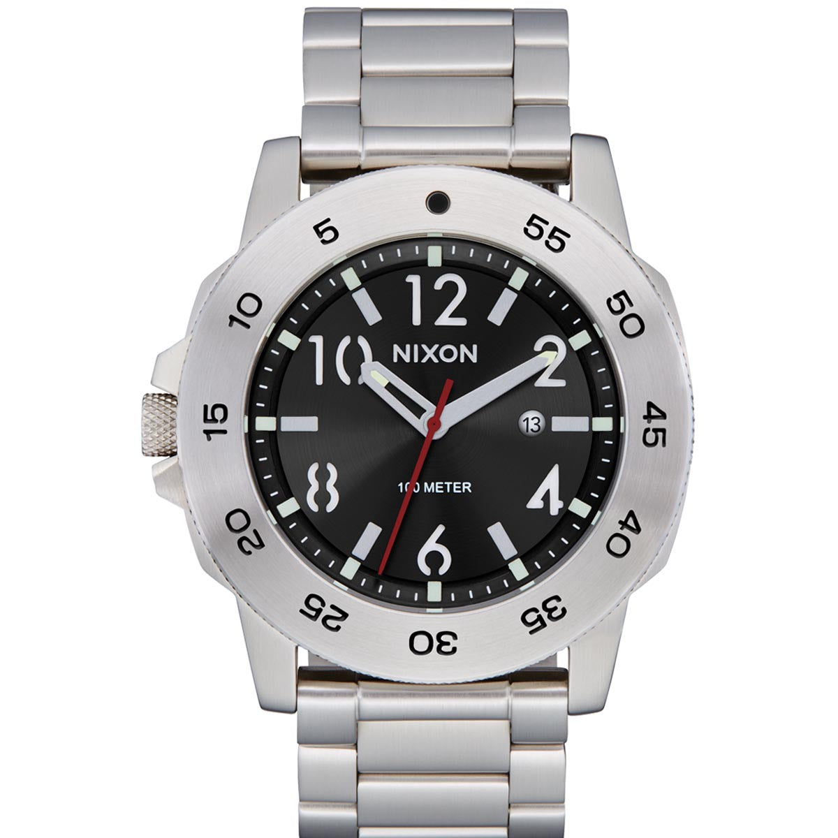 Nixon Smyth 44 Watch - Silver/Black image 1