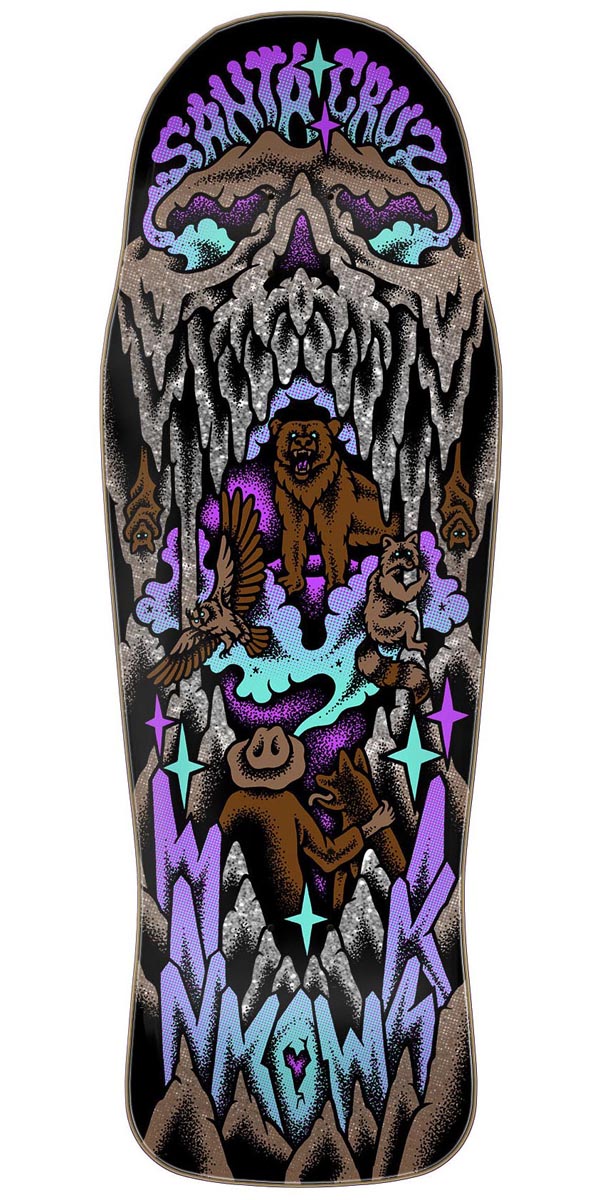 Santa Cruz Winkowski Crystal Cave Shaped Skateboard Deck - 10.34