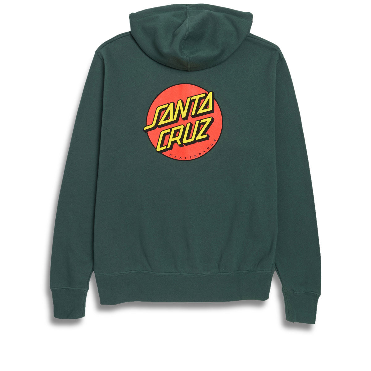 Santa Cruz Womens Classic Dot Zip Up Hoodie - Alpine Green image 2