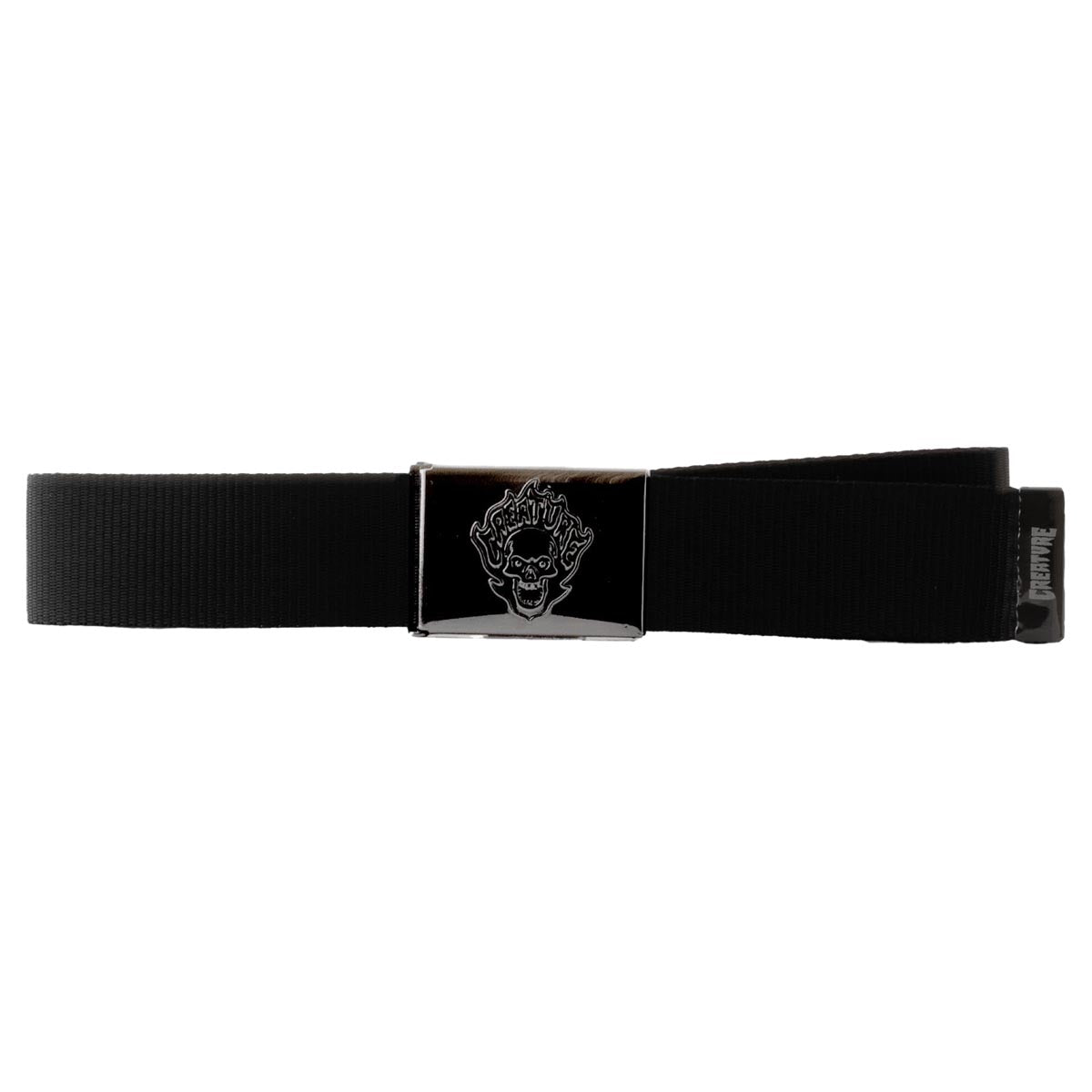 Creature Bonehead Flame Web Belt - Black image 1