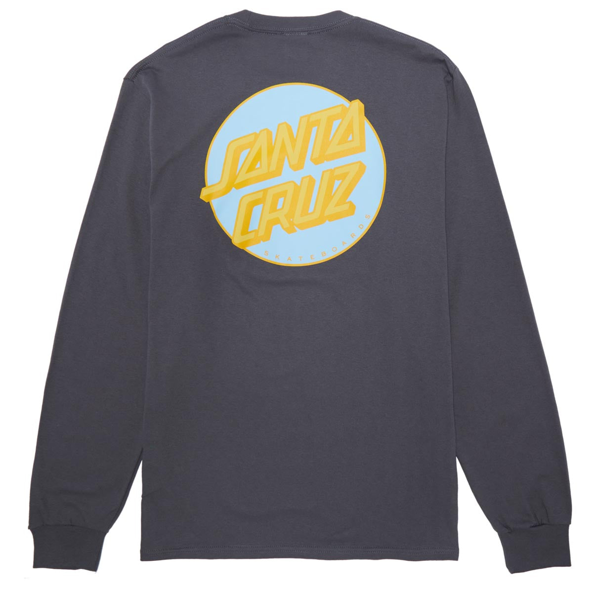 Santa Cruz Other Dot Long Sleeve T-Shirt - Charcoal/Orange/Blue image 2