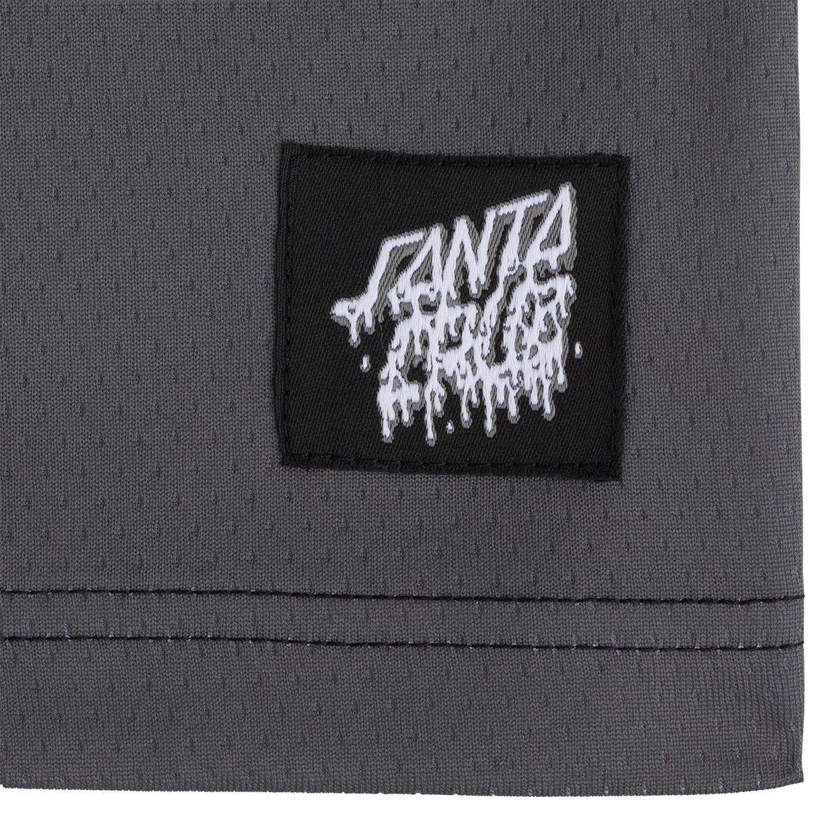 Santa Cruz Evolved Long Sleeve Crew Shirt - Black/Grey image 4