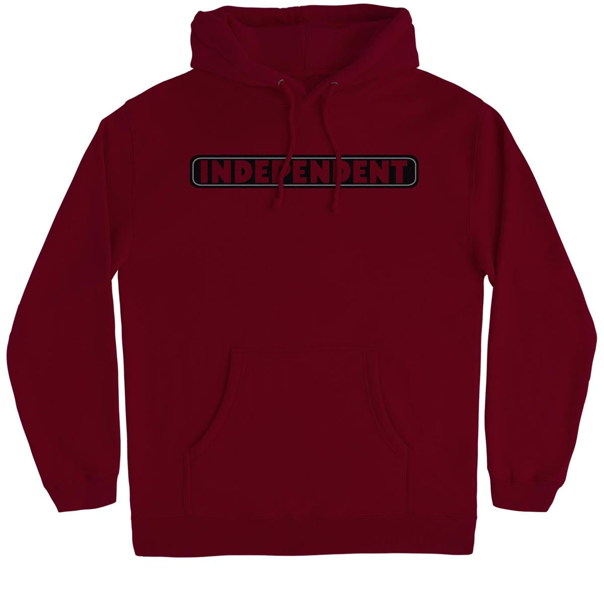 Independent Bar Logo Hoodie - Maroon image 1