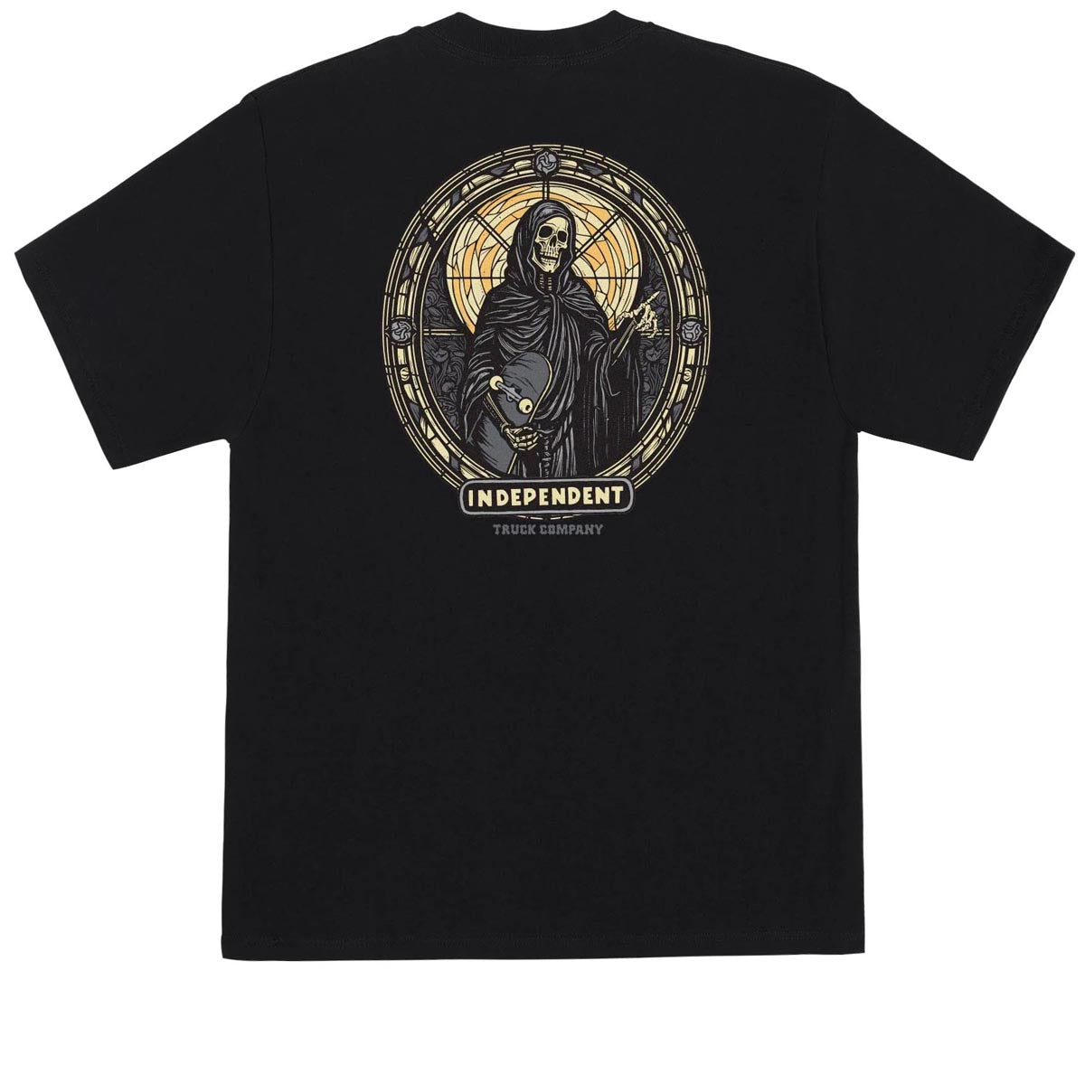 Independent ITC Stained T-Shirt - Black image 2